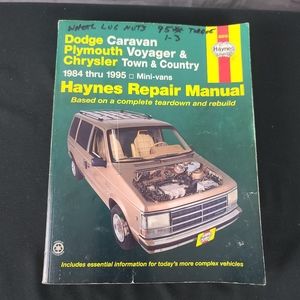 Haynes Manual  Dodge Caravan Plymouth Voyager Chrysler  Town and Country